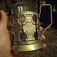 Подстаканник Латы стакан 20 граней