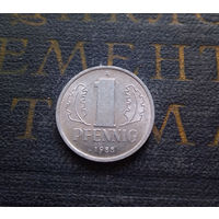 1 пфенниг 1985 (A) Германия ГДР #31 AU