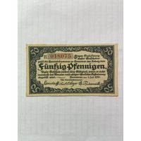 50 пфенигов (нотгельды) Германия г.Ганновер -1402