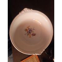 Тарелка СССР 50-е Рига RPF глубокая лепнина