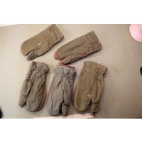 Рукавицы стрелковые СССР, одним лотом. Распродажа коллекции вещей. С РУБЛЯ! АУКЦИОН!