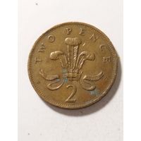 Великобритания 2 пенса 1989