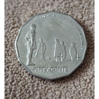 Австралия 50 центов, 2005 60 лет со дня окончания Второй Мировой войны