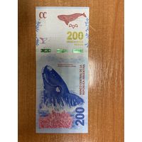 200 песо Аргентина 2018 год UNC
