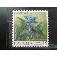 Латвия, 2004. Горечавка