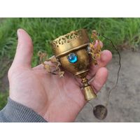 Старинная лампадка. Латунь. С 1 рубля!