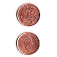 1 цент Канада 2003 (P) года