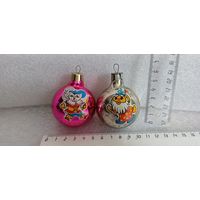 Ёлочные игрушки. Шарики с наклейками. 20-27