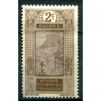 Французская Гвинея - 1913/16г. - ландшафты, 2 с - 1 марка - MH [Mi 64]. #4-W1-113-A-1