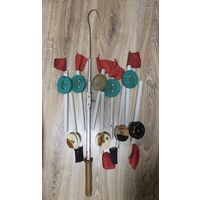 Для рыбалки набор 9 жерлицы + багор раскладной ссср