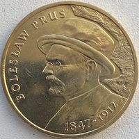 Польша 2 злотых 2012 г. 100 лет со дня смерти Болеслава Пруса