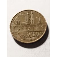 Франция 10 франков 1975