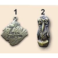 V Металлические медальоны (кулоны, подвески) Surf's Up, 2007. ("Z" is for zurfing". Лови волну!). Ландрин, Sony Z Pictures Animation. (серфинг, surfing)