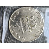 1967 Гибралтар 1 крона