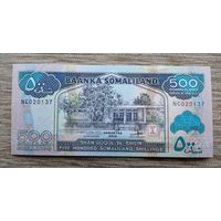 Werty71 Сомалиленд 500 Шиллингов 2016 UNC банкнота