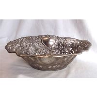 Фруктовница Конфетница 30 х 27 Серебрение 02