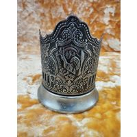 Подстаканник мельхиоровый Глухарь. Кольчугино СССР