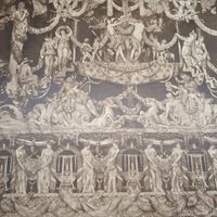 Гравюра. Старинная литография 19-20век. 34х25см. Германия.     РАСПРОДАЖА КОЛЛЕКЦИИ.