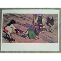 1960. дети. Грибов. Жарко стало