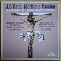 J. S. Bach – Matthaus Passion = St. Matthew Passion = La Passion Selon Saint-Matthieu. (4LP)