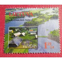 Лот 207. Литва(1999).Марка по программе Европа. Аукштийский национальный парк LT693