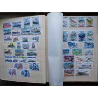 Альбом с марками периода СССР . 633 штуки.С РУБЛЯ.