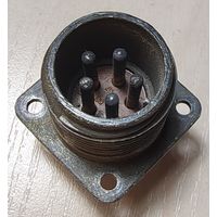 Шр28п5эш10. Вилка блочная. 5 пин. Цилиндрический круглый разъем шр28 шр