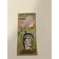 2000 боливаров Венесуэла, с Рубля
