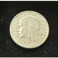 2 злотых 1934 г.  Польша.  Ядвига.  Серебро