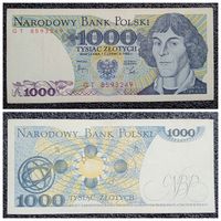 1000 злотых Польша 1982 г.