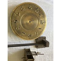 Механизм и циферблат с гонгом для напольных часов