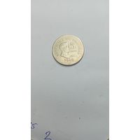 Филиппины 5 песо 1998 года .