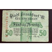 1917 год Германия 50 пфеннигов