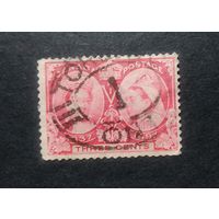Великобритания\168в\ КАНАДА 1897г. юбилей королевы Виктории. Штемпель почтового вагона Торонто-