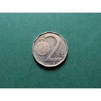 2 кроны Чехия.