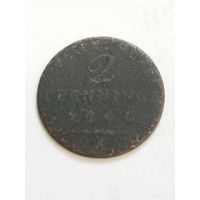 Королевство Пруссия 2 пфенинга 1846