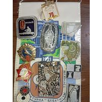 Сборный лот значков .