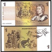 Австралия 1 доллар образца 1974-1983 года UNC  p42d  серия DLG