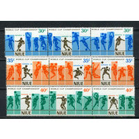 Ниуэ - 1981 - Футбол - [Mi. 424-432] - полная серия - 9 марок. MNH.  (Лот 89Gt)-T41P59