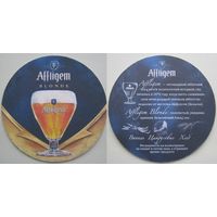 Подставка под пиво Affligem Blonde / Бельгия/. Текст на русском.