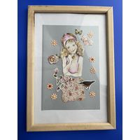 Небольшое панно под стеклом