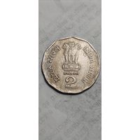 Индия 2 рупий 2002