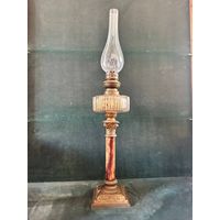 Шикарная старинная керосиновая лампа. Европа много Лотов с рубля