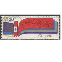 Канада. Флаг и герб страны. 1981г. Mi#829.