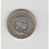 1 евро Латвия 2016 Лот 8761