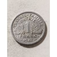 Франция 1 франк 1943