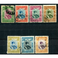 Персия (Иран) - 1929г. - шах Реза Пехлеви - 7 марок - гашёные. #4-W1-125-A-1