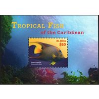 2014 Сент-Китс 1438/B144 Морская фауна 9,00 евро
