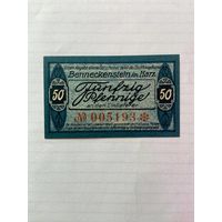 50 пфенигов (нотгельды) Германия г.Беннекенштайн -1402