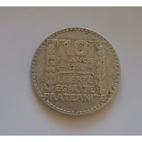 10 франков. 1930г. 680 пр.,Франция.Не чищена.